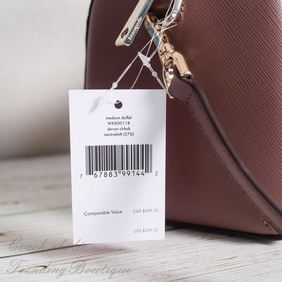 NWT Kate Spade Devyn Medium Duffel Satchel - Picture 6 of 13